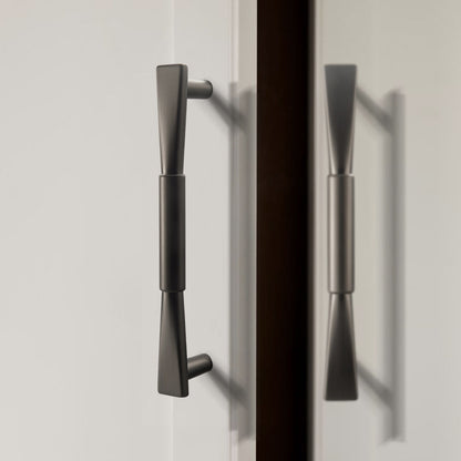 Gray T-Shaped Cabinet Pulls 3.75" 5" 7.5" | Modern Drawer Knobs