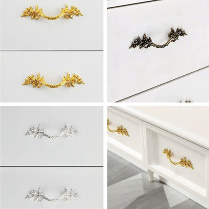 2.5" 3.75" French Provincial Leafy Handles - 4 Finishes