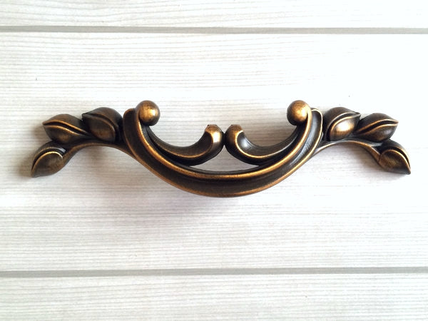 Antique Copper Drawer Pull - 2.5" 3.75" 5" - LynnsHardware