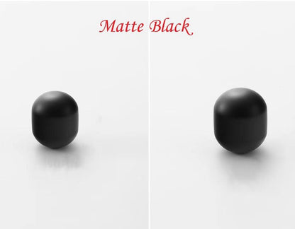 Brass Cylinder Cabinet Knob, Gold Chrome Nickel Black Bronze