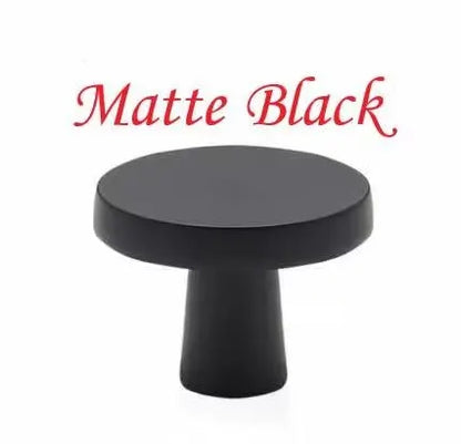 Disc Cabinet Knobs, Drawer Pulls, Gold Chrome Nickel Bronze Black Gray, Kitchen Hardware