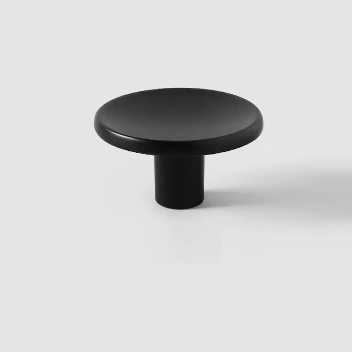 Concave Cabinet Knobs, Gold Circle Drawer Pulls, Black Copper Gray Nickel Gold