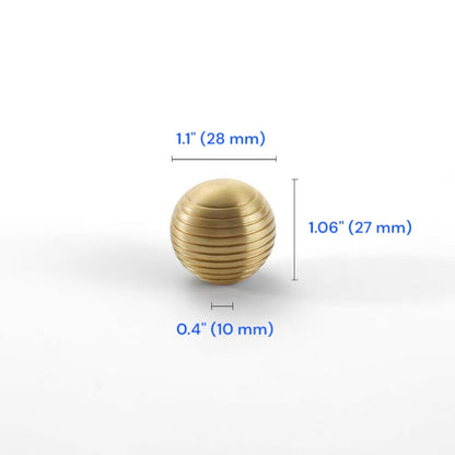 Brushed Brass Cabinet Bar Pull 96 128 160 224 mm | Beehive Dresser Knob | Pendant Teardrop Pull