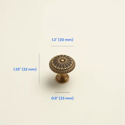 Aged Bronze Cabinet Handle, Cup Pull, Drawer Knob, Ginkgo Leaf Drop Pull