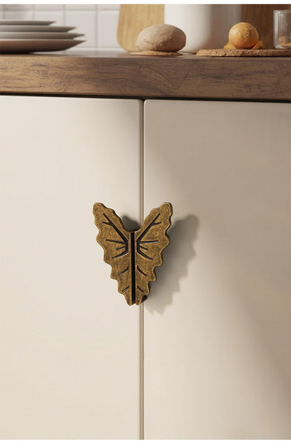 2.5" 3.75" Leaf Cabinet Drawer Pulls, Decorative Hardware