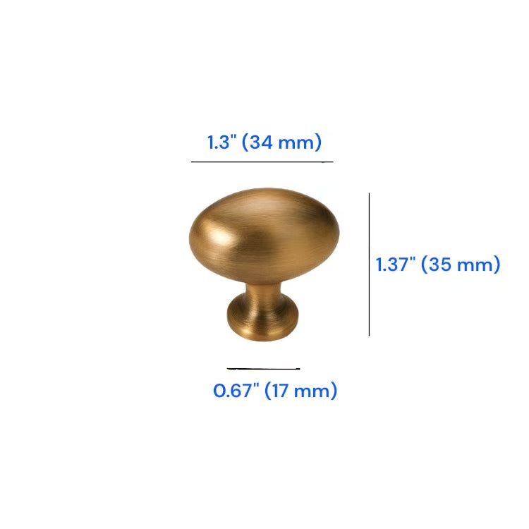 Antique Bronze Cabinet Knobs, Zinc Alloy, Classic Retro Kitchen Hardware