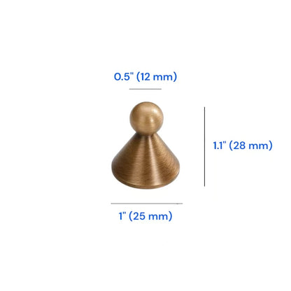 Antique Bronze Cabinet Knobs, Zinc Alloy, Classic Retro Kitchen Hardware