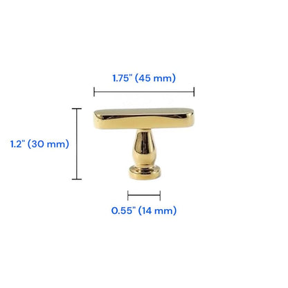 Plus Minus Symbol Cabinet Knobs, Solid Brass, Modern Kitchen Hardware
