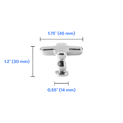 Plus Minus Symbol Cabinet Knobs, Solid Brass, Modern Kitchen Hardware
