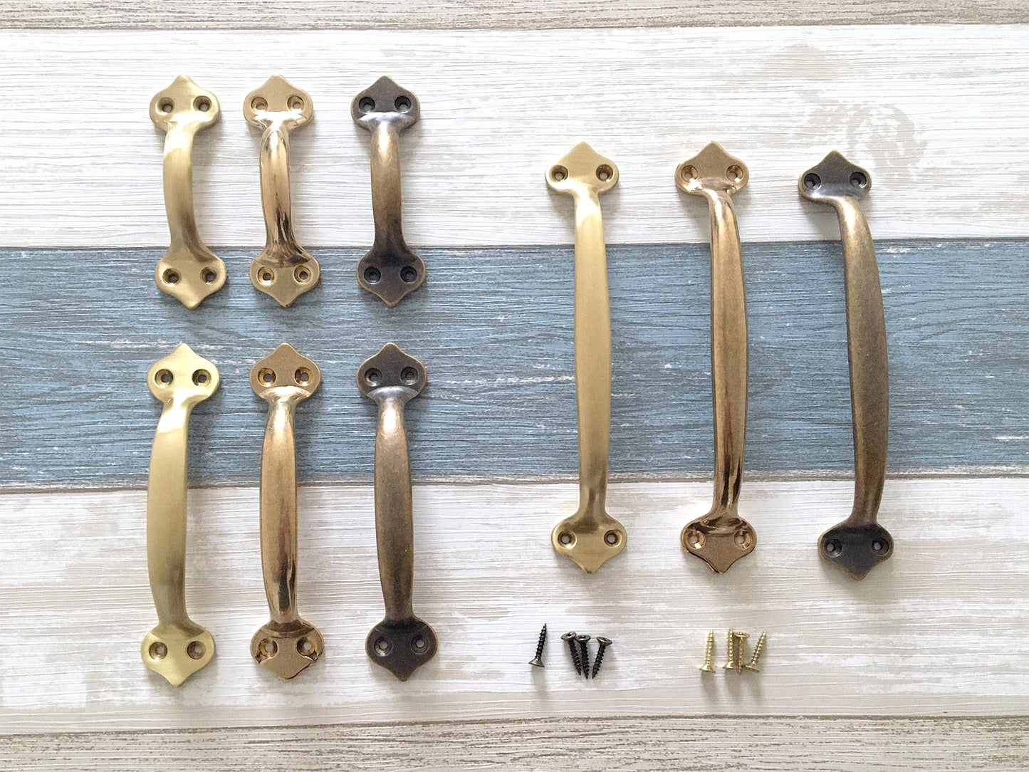 Unlaquered Brass Cabinet Pulls | Lynns Graceland Hardware
