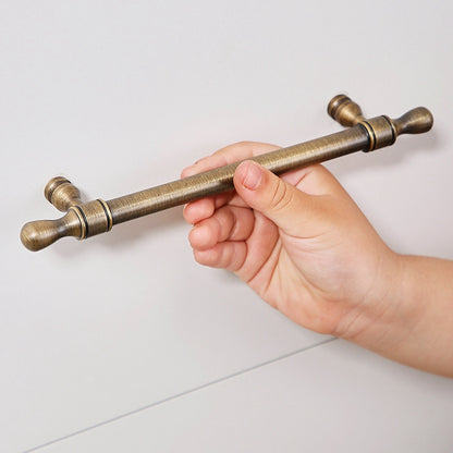 Brass Cabinet Euro Bar Pulls - Antique Bronze - LynnsHardware
