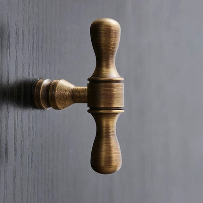 Brass Cabinet Euro Bar Pulls - Antique Bronze - LynnsHardware
