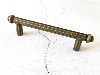 Antique Bronze T shaped Drawer Pulls, Cabinet Handles, Kitchen Hardware