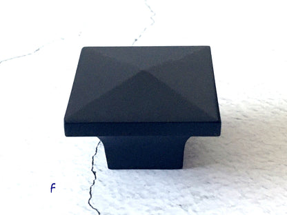 Matte Black Drawer Pull - 2.5" 3.75" 5" - LynnsHardware