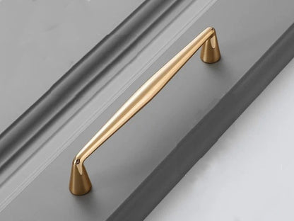 Polished Brass Cabinet Pulls - 3.75" to 12.5" - LynnsHardware