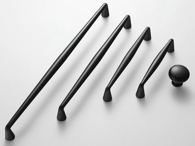 Modern MinimalIst Black Cabinet D Handles 