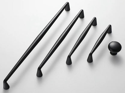 Modern MinimalIst Black Cabinet D Handles 