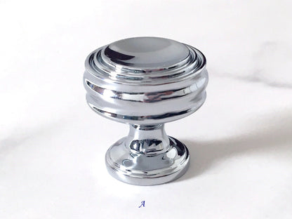 Polished Chrome Cabinet Pulls Bar Handles Modern Solid