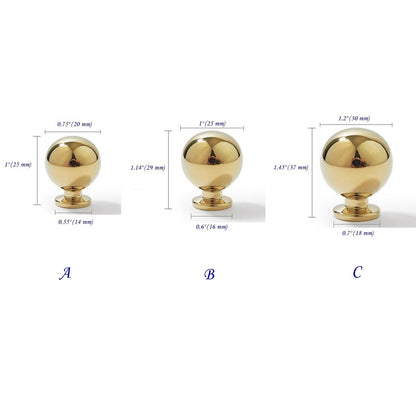 Polished Brass Cabinet Pulls - Mid Century Modern - LynnsHardware