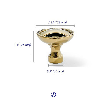 Polished Brass Cabinet Pulls - Mid Century Modern - LynnsHardware