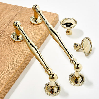 Polished Brass Cabinet Pulls - Mid Century Modern - LynnsHardware