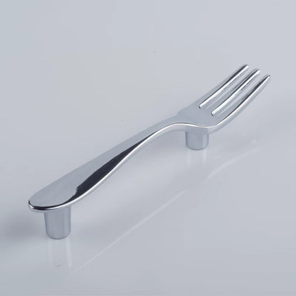 3" Besteckgriff für Küchenschranktüren | Geschirrschubladengriff, Löffel, Gabel, Messer