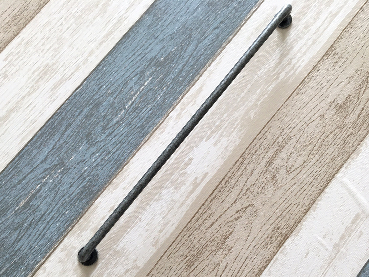 Antique Pewter Cabinet Pulls, D-shaped Drawer Handles, Rustic Kitchen Hardware