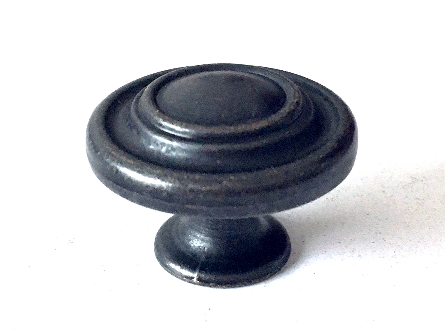 4.5" Swing Bail Drawer Handle & Drop Ring Pull - Antique Black