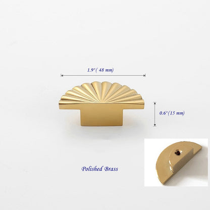 Brass Cabinet Drawer Knobs - Gold/Chrome/Bronze - LynnsHardware