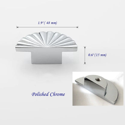 Brass Cabinet Drawer Knobs - Gold/Chrome/Bronze - LynnsHardware