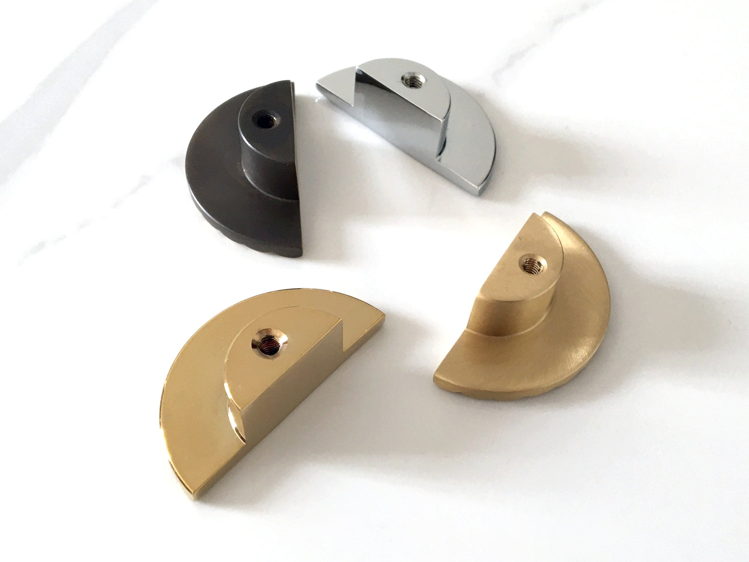 Brass Cabinet Drawer Knobs - Gold/Chrome/Bronze - LynnsHardware