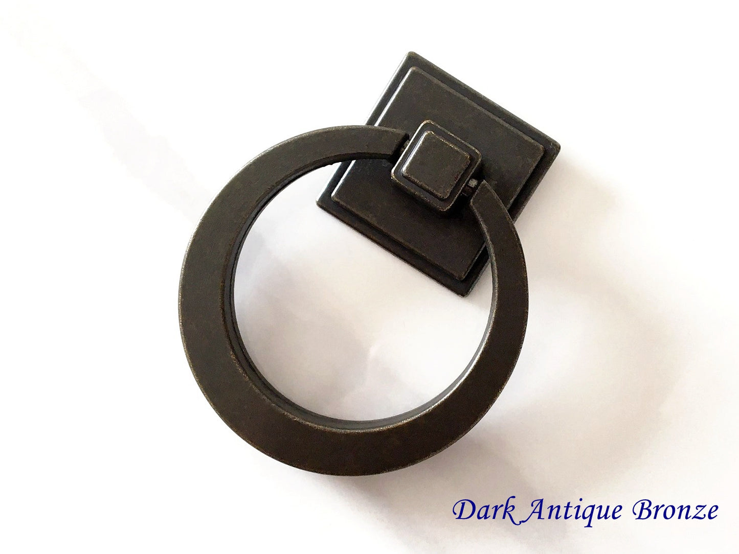 2.1" Diameter Large Drop Ring Cabinet Pulls - 5 Finishes
