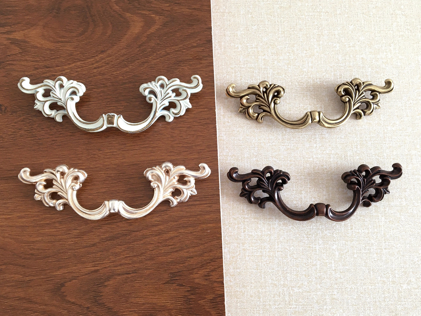 3-3/8" Leafy Drawer Pull Handles - LynnsHardware