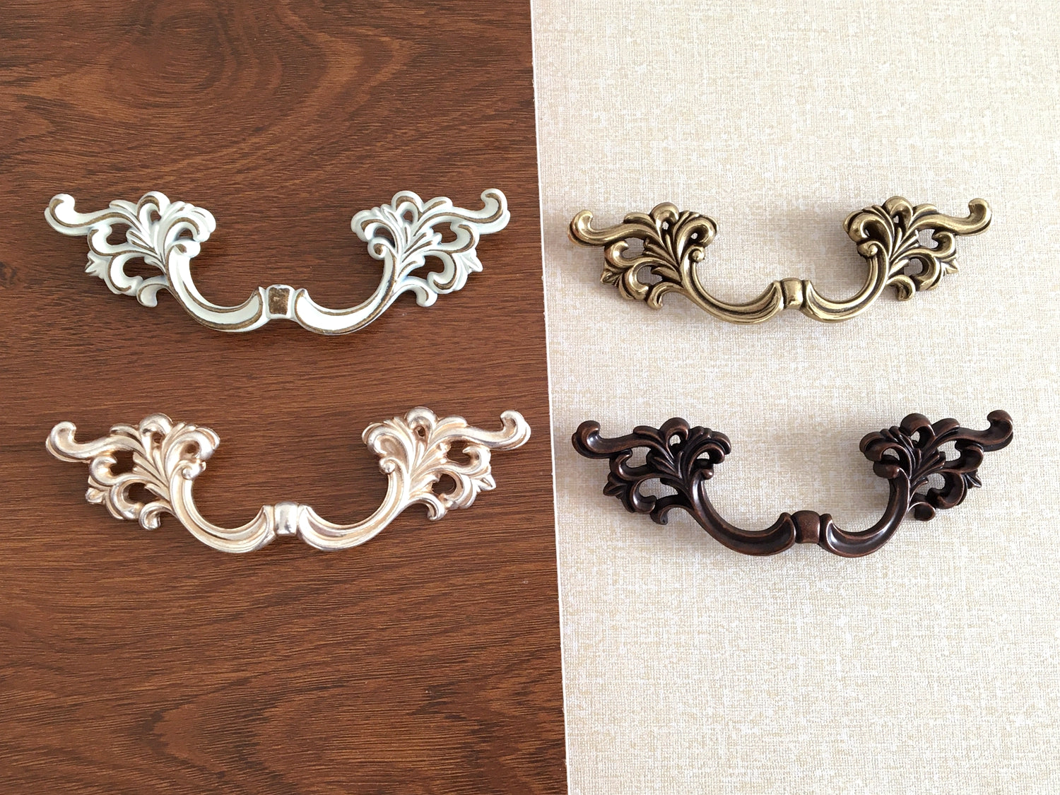 3-3/8" Leafy Drawer Pull Handles - LynnsHardware