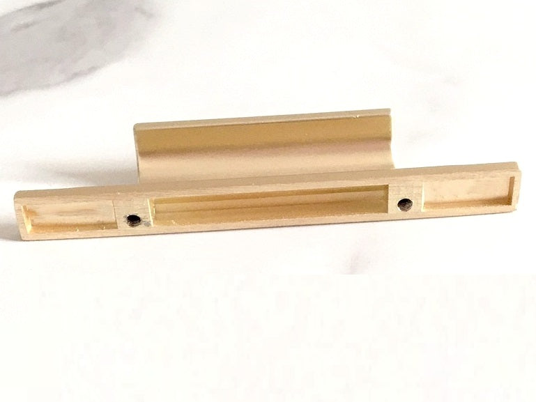 2.5" Centers Drawer Finger Pulls - Gold/Nickel/Black/Gray - LynnsHardware