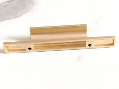 2.5" Centers Drawer Finger Pulls - Gold/Nickel/Black/Gray - LynnsHardware