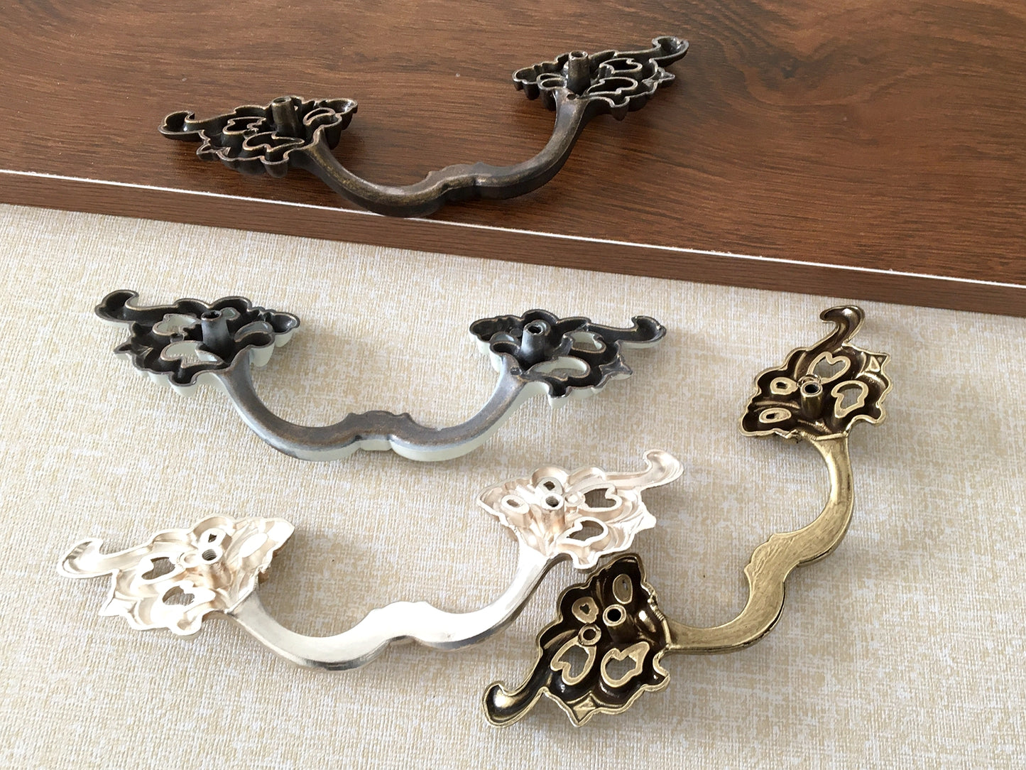 3-3/8" Leafy Drawer Pull Handles - LynnsHardware