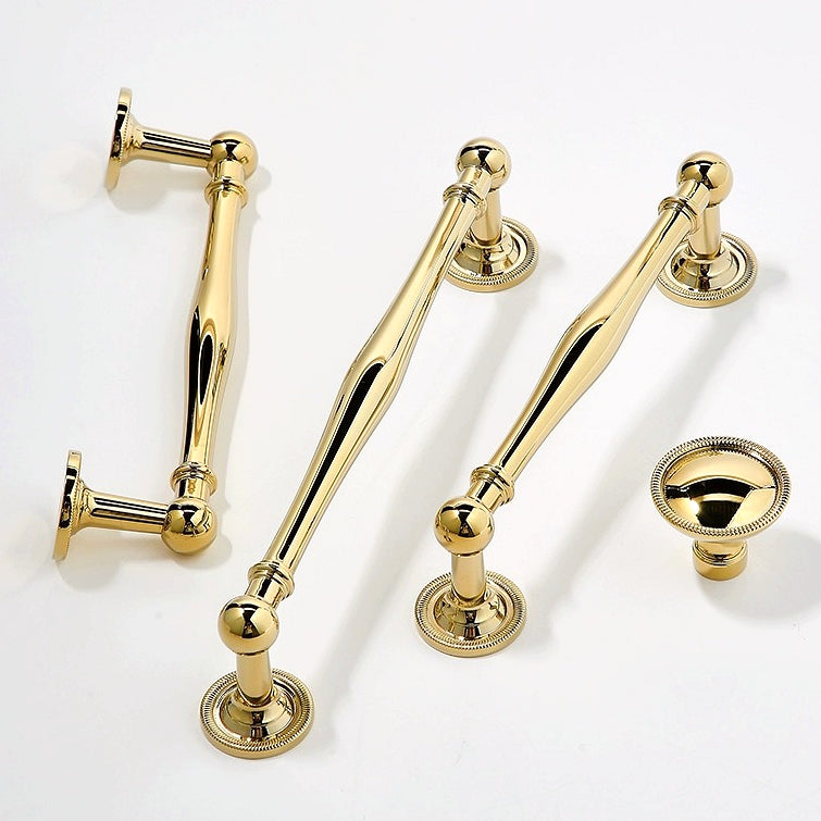 Polished Brass Cabinet Pulls - Mid Century Modern - LynnsHardware