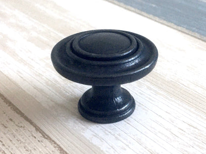 4.25" Drawer Pull Bail Drop Handles Antique Black Vintage Style