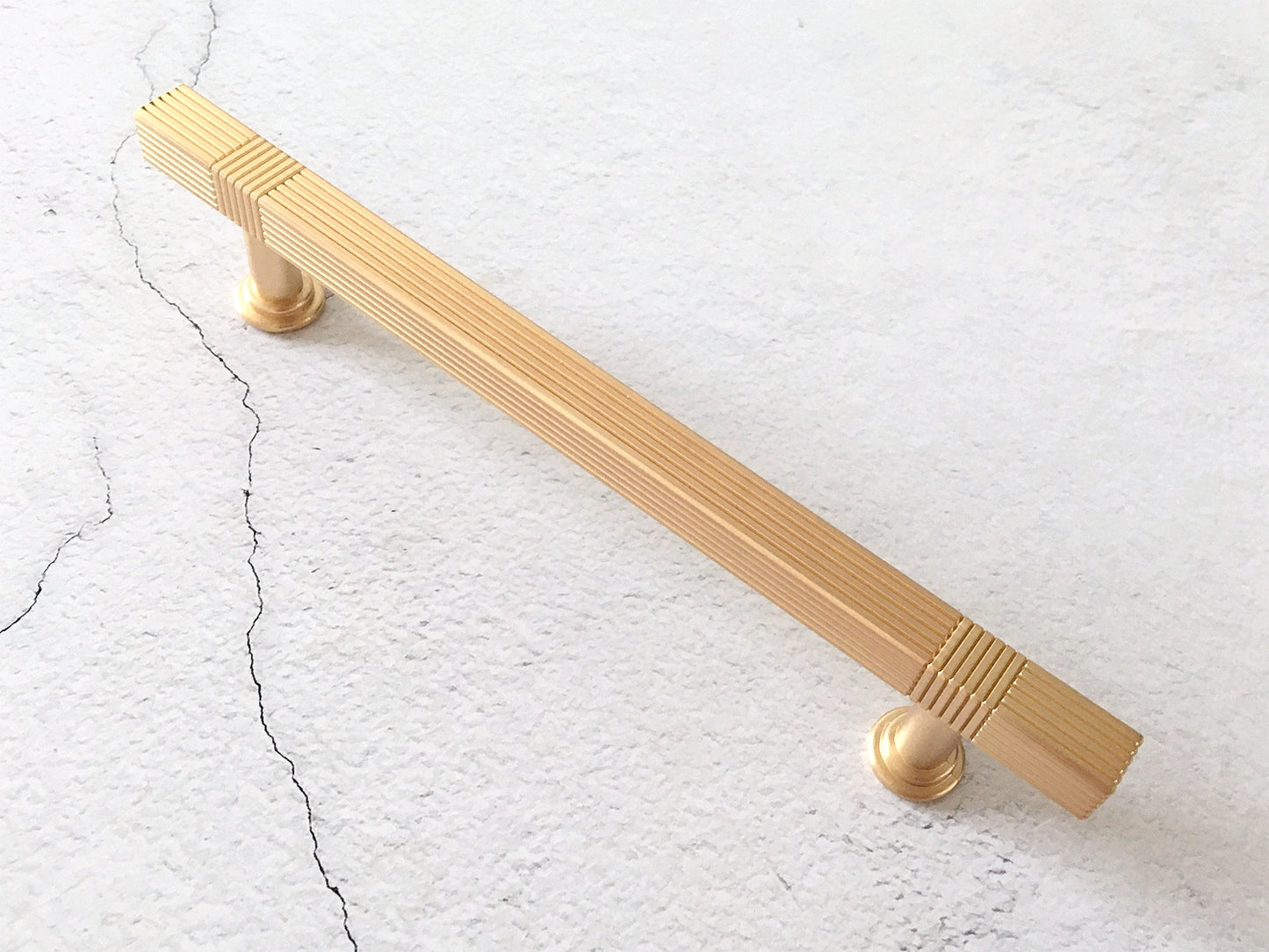 Gold Square Drawer Pulls - 3.75" 5" 7.5"