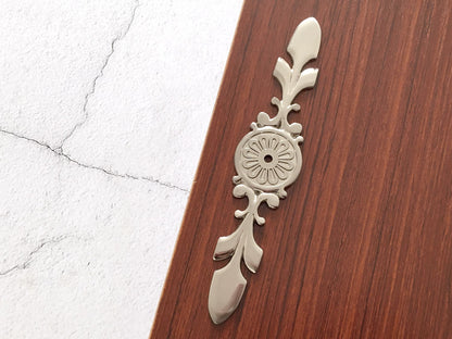 Clear Glass Drawer Knobs with Brushed Nickel Backplate - LynnsHardware