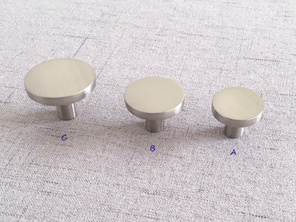 Nickel Geometric Cabinet Handles, Drawer Pulls, Modern Kitchen Hardware