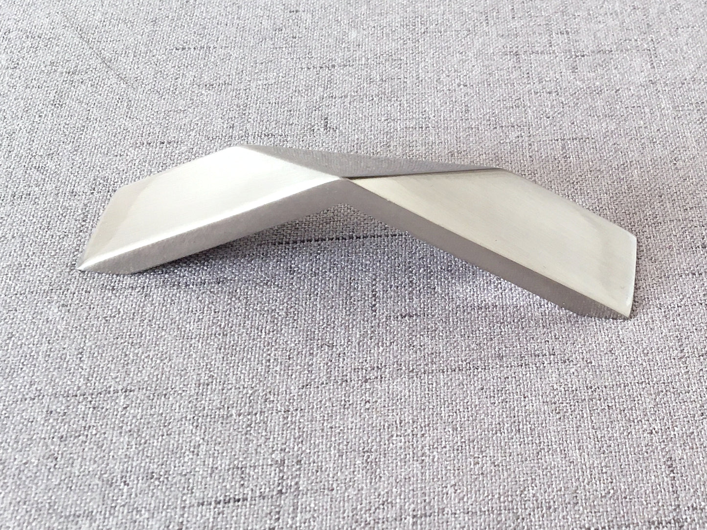 Nickel Geometric Cabinet Handles, Drawer Pulls, Modern Kitchen Hardware