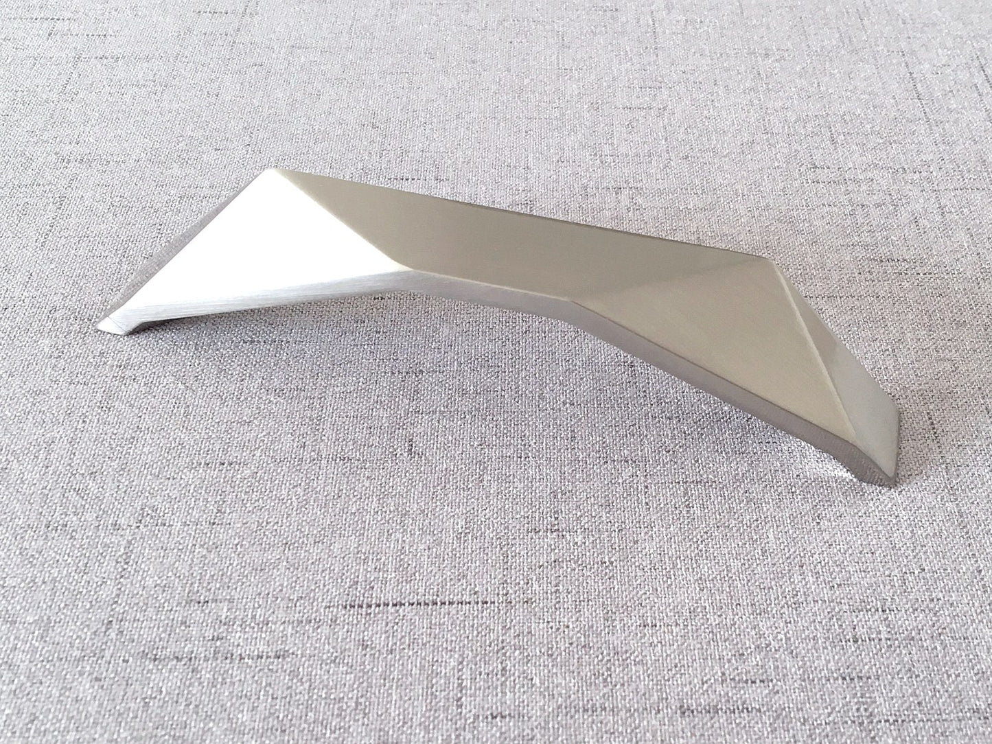 Nickel Geometric Cabinet Handles, Drawer Pulls, Modern Kitchen Hardware