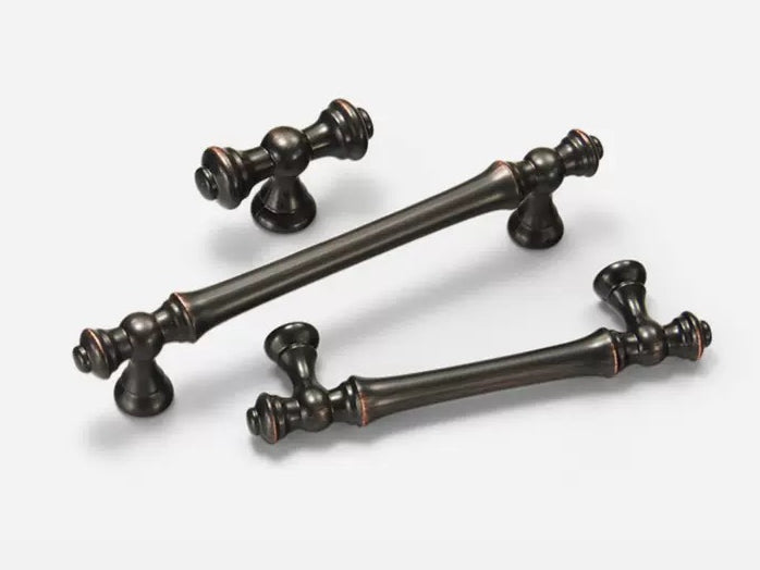 Oil Rubbed Bronze Cabinet Pull & Drawer Knob - Retro MCM Kitchen Hardware