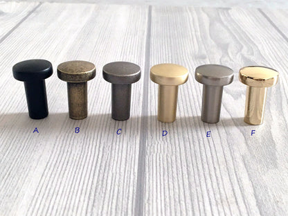 0.75" Dia Small Cabinet Knob, Tiny Drawer Pull - 6 Finishes