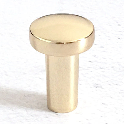 0.75" Dia Small Cabinet Knob, Tiny Drawer Pull - 6 Finishes