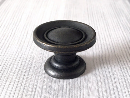 4.5" Bail Drawer Pull Handles Antique Bronze Drop Handle Vintage Style