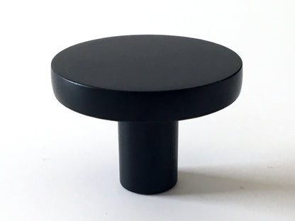 4-Inch Centers Cup Drawer Pull & Cabinet Knob in Matte Black, Modern Kitchen Hardware