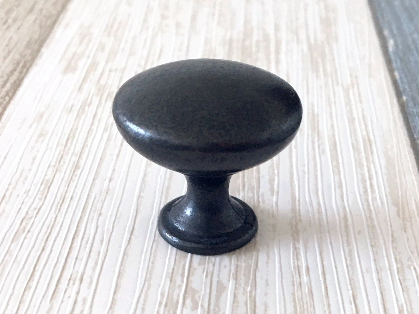 4" Vintage Style Swing Bail Drawer Handle & Cabinet Knob, Antique Black
